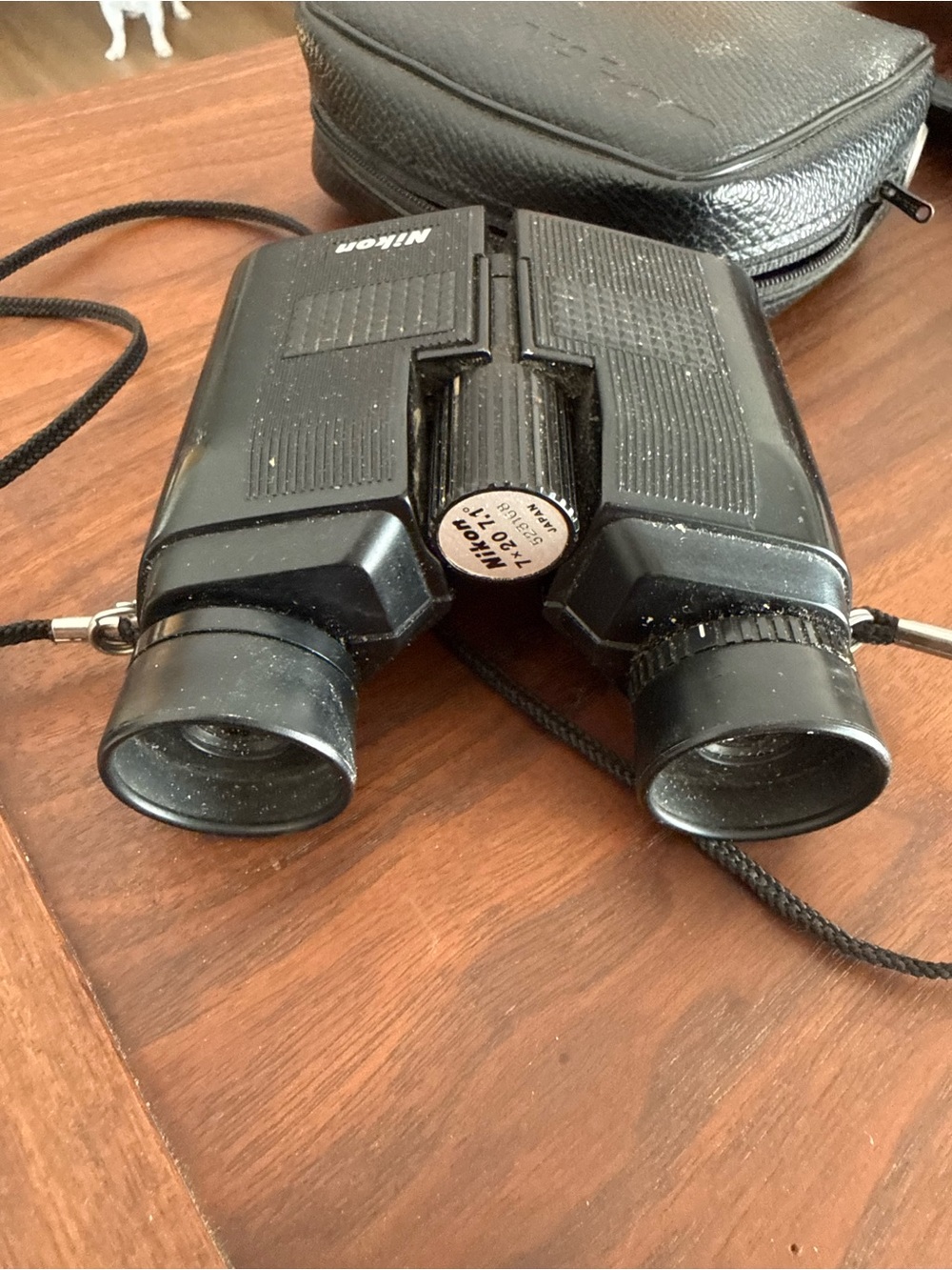 Vintage Nikon 7x20 7.1° Compact Binoculars Japan #523168 w/ Original Case